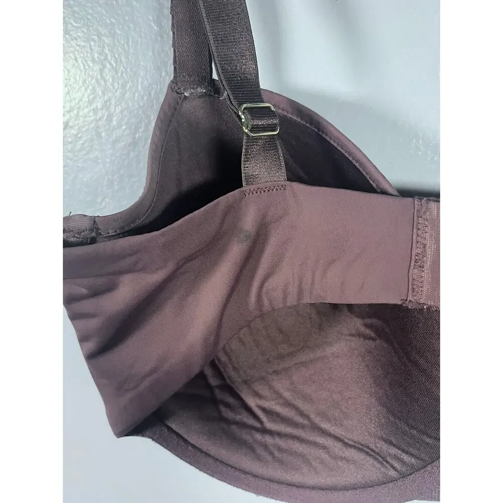 ThirdLove 24/7 Classic T-Shirt Bra 32F Expresso Underwire Smooth Everyday Fit